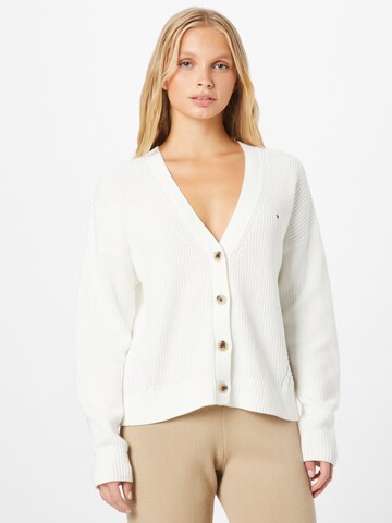 TOMMY HILFIGER Strickjacke 'HAYANA' in Beige: predná strana