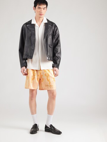 Carlo Colucciregular Hlače - narančasta boja