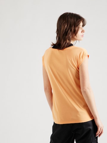 T-shirt 'KAMALA' PIECES en orange