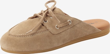 Tamaris Clogs in Beige: front