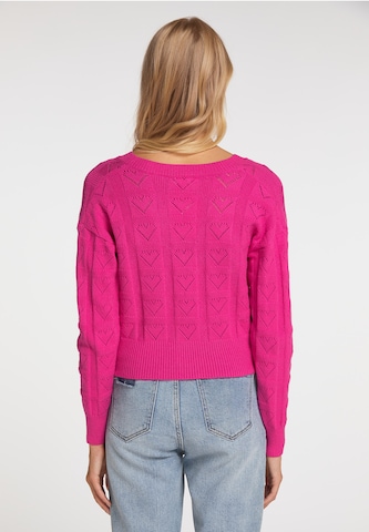 Cardigan MYMO en rose