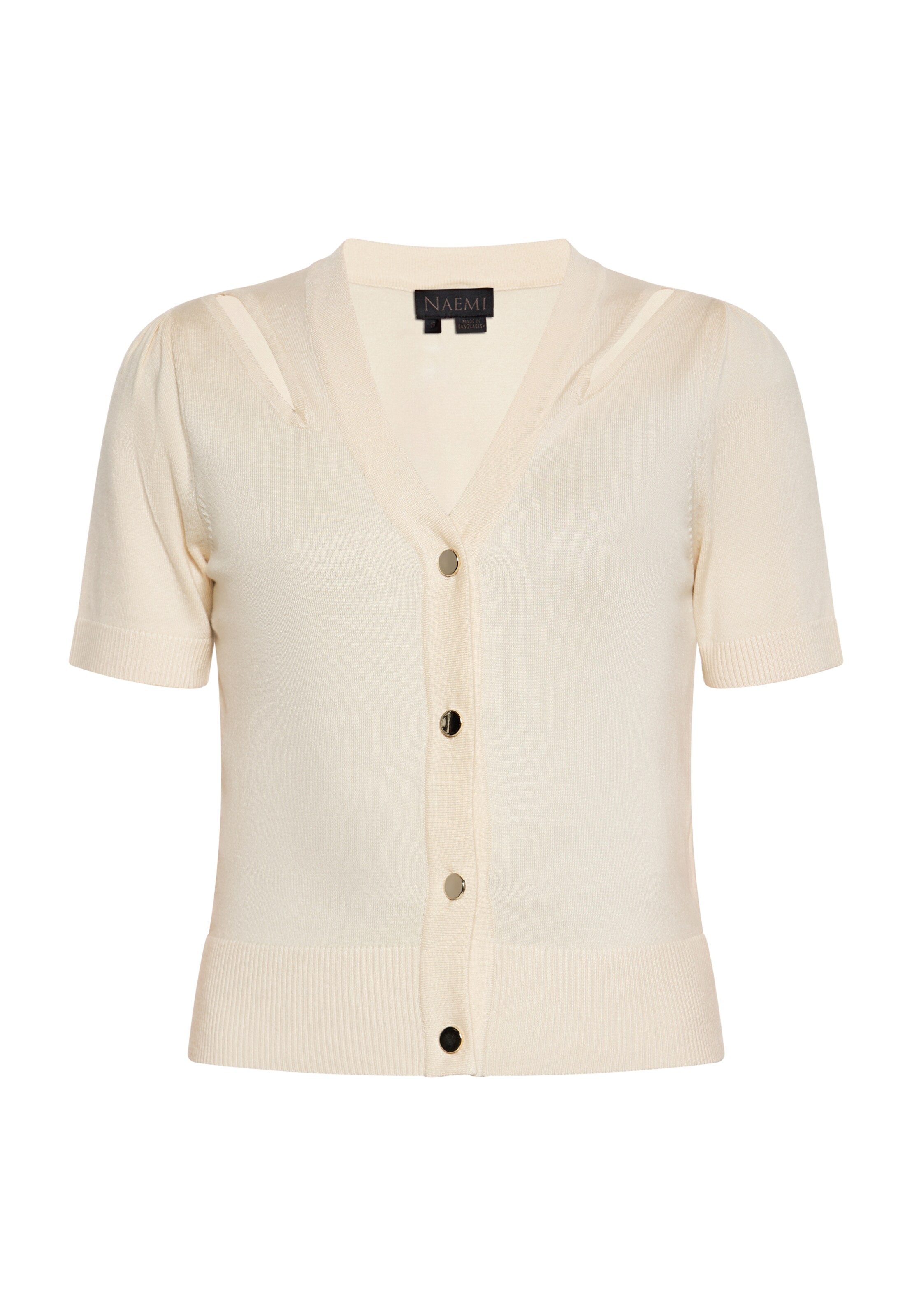 NAEMIKardigan - bež boja: prednji dio