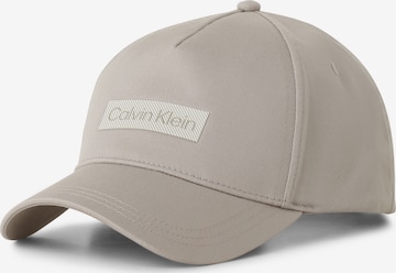 Calvin Klein Cap in Beige: front