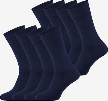 Nur Die Sokken ' Bambus Komfortbund ' in Blauw: voorkant