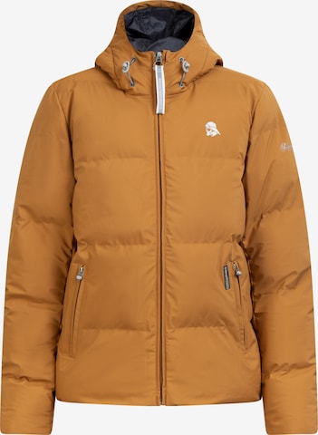 Schmuddelwedda Weatherproof jacket 'Albee' in Brown: front