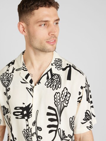 JACK & JONES - Regular Fit Camisa 'JEFF' em bege