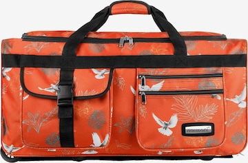 normani Travel Bag in Orange: front