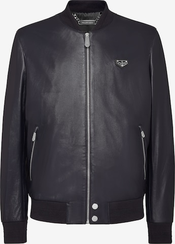 Veste mi-saison 'Iconic' Philipp Plein en noir : devant