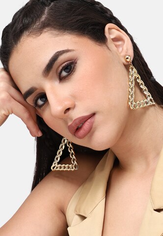 Boucles d'oreilles 'Britt' SOHI en or : devant