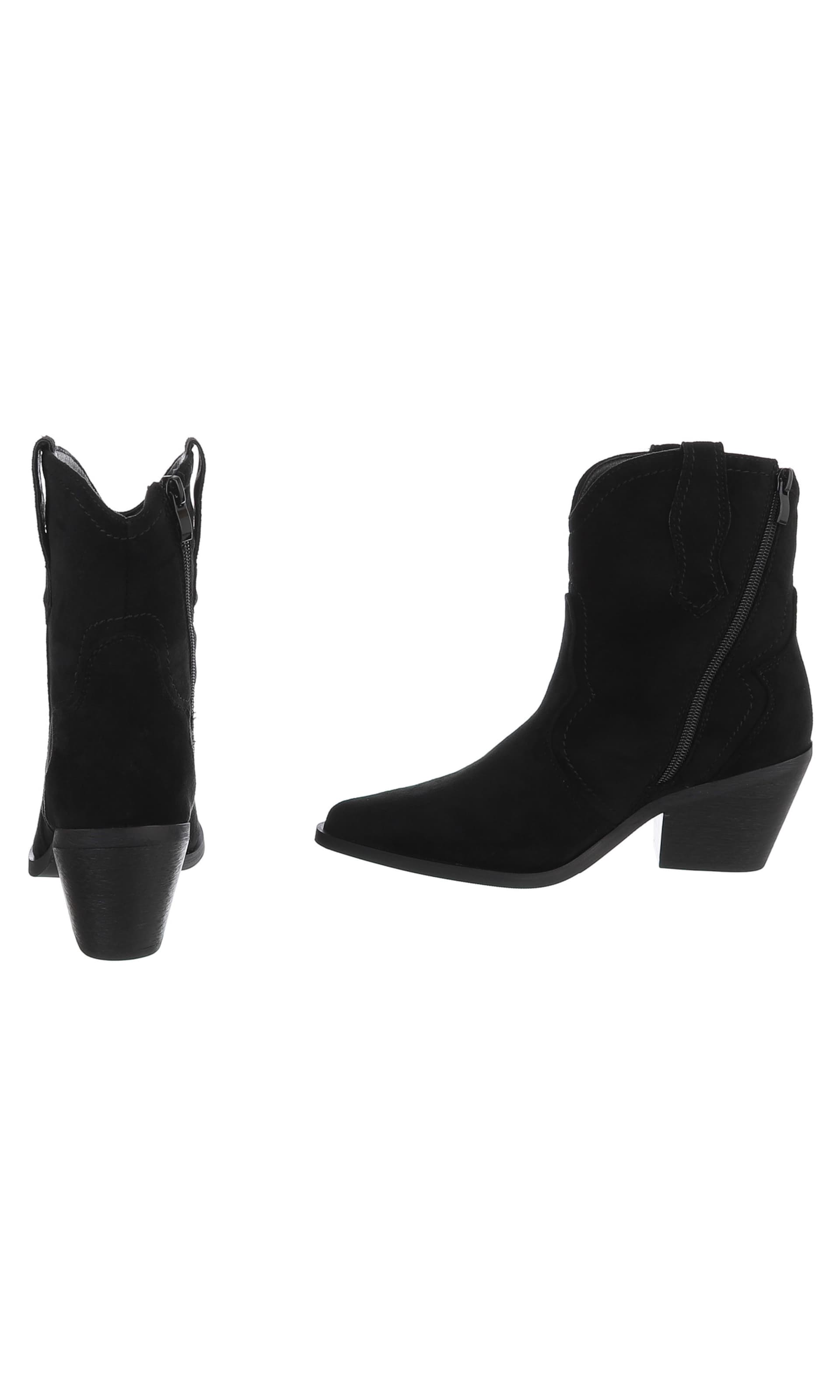 Ital-Design Ankle Boots in Black