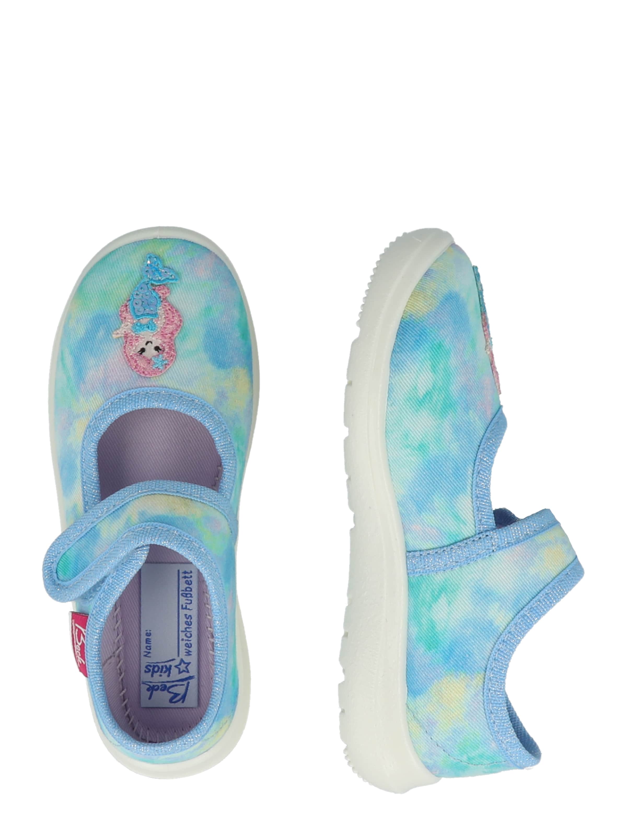 BECK Hausschuh 'Nixe' in Blau