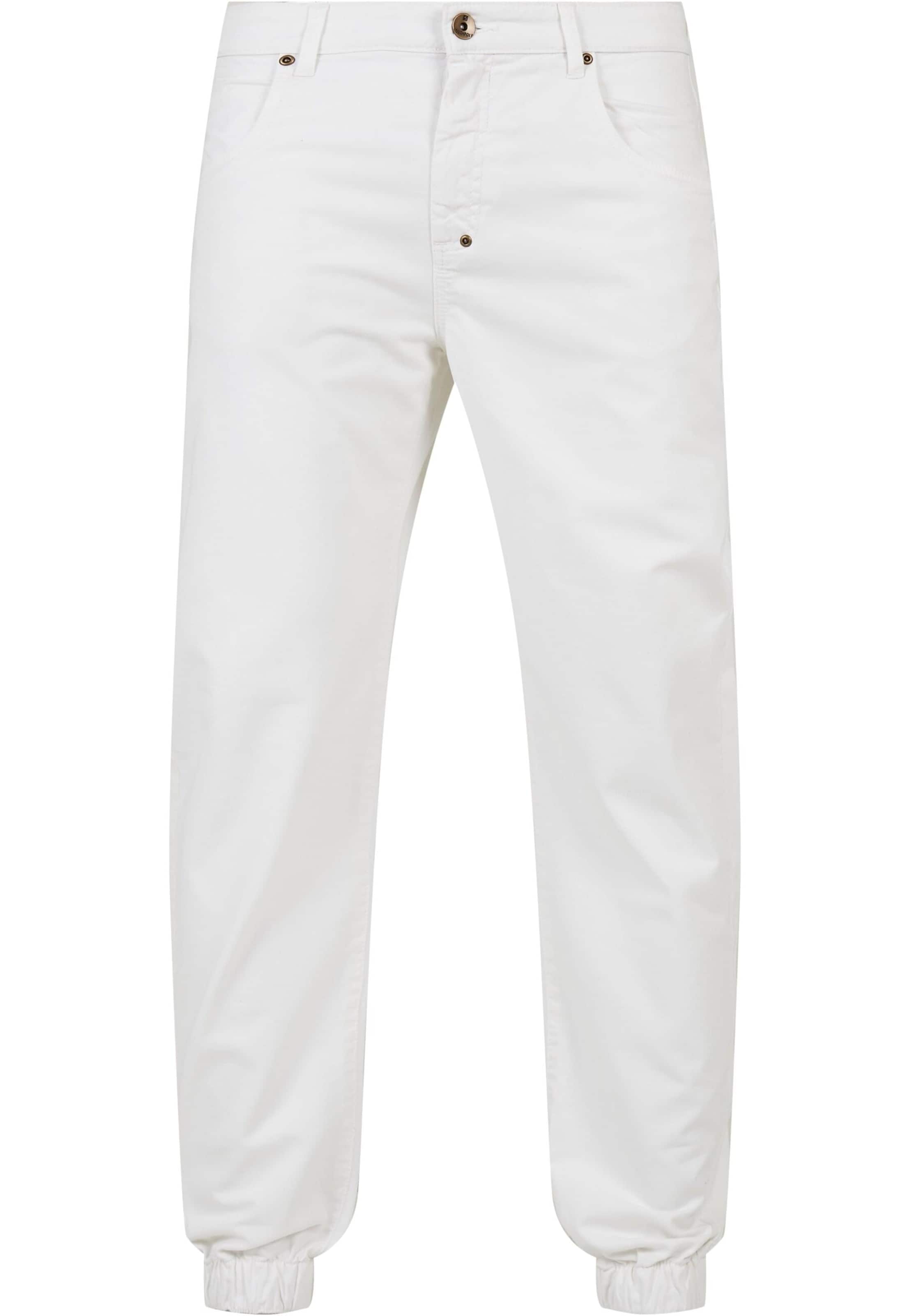 Tapered Pantaloni chino di SOUTHPOLE in bianco: frontale