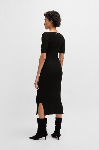 BOSS Orange Kleid in Schwarz