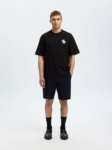 T-Shirt 'Jules Magistry x Selected' SELECTED en noir