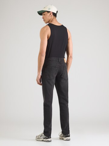 Only & Sons Slim fit Jeans 'ONSLOOM' in Black: back