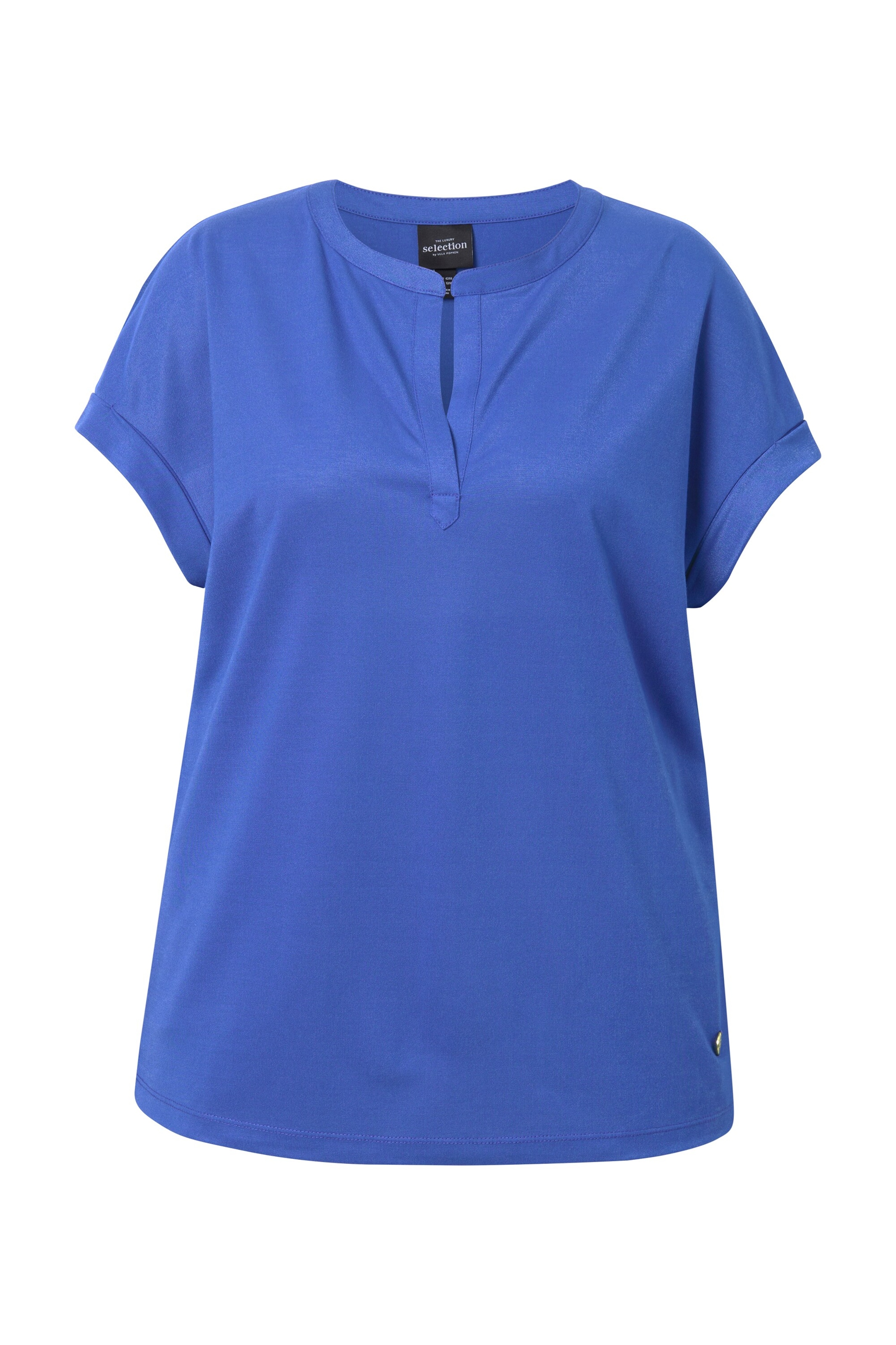 Ulla Popken Shirt in Blauw: voorkant