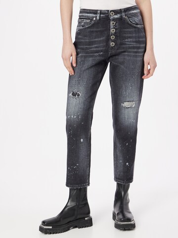 Dondup Regular Jeans i svart: framsida