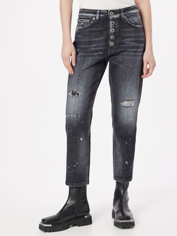 Dondup רגיל ג'ינס בשחור: מלפנים