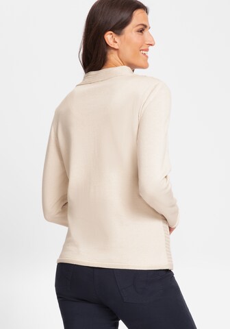 Olsen Gebreid vest in Beige