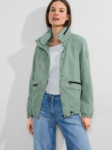 CECIL Between-season jacket in Green: front