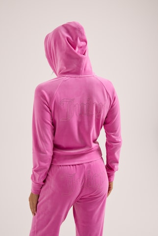 Juicy Couture Petite Кофта на молнии 'MADISON' в Ярко-розовый