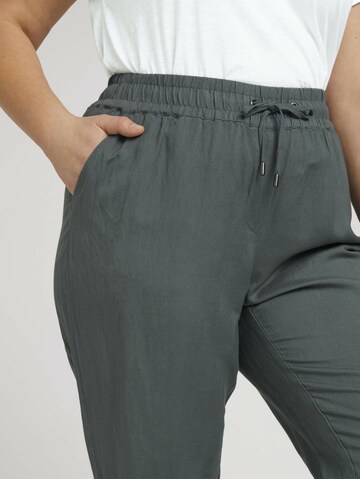 Tom Tailor Women + Loosefit Hose in Grau