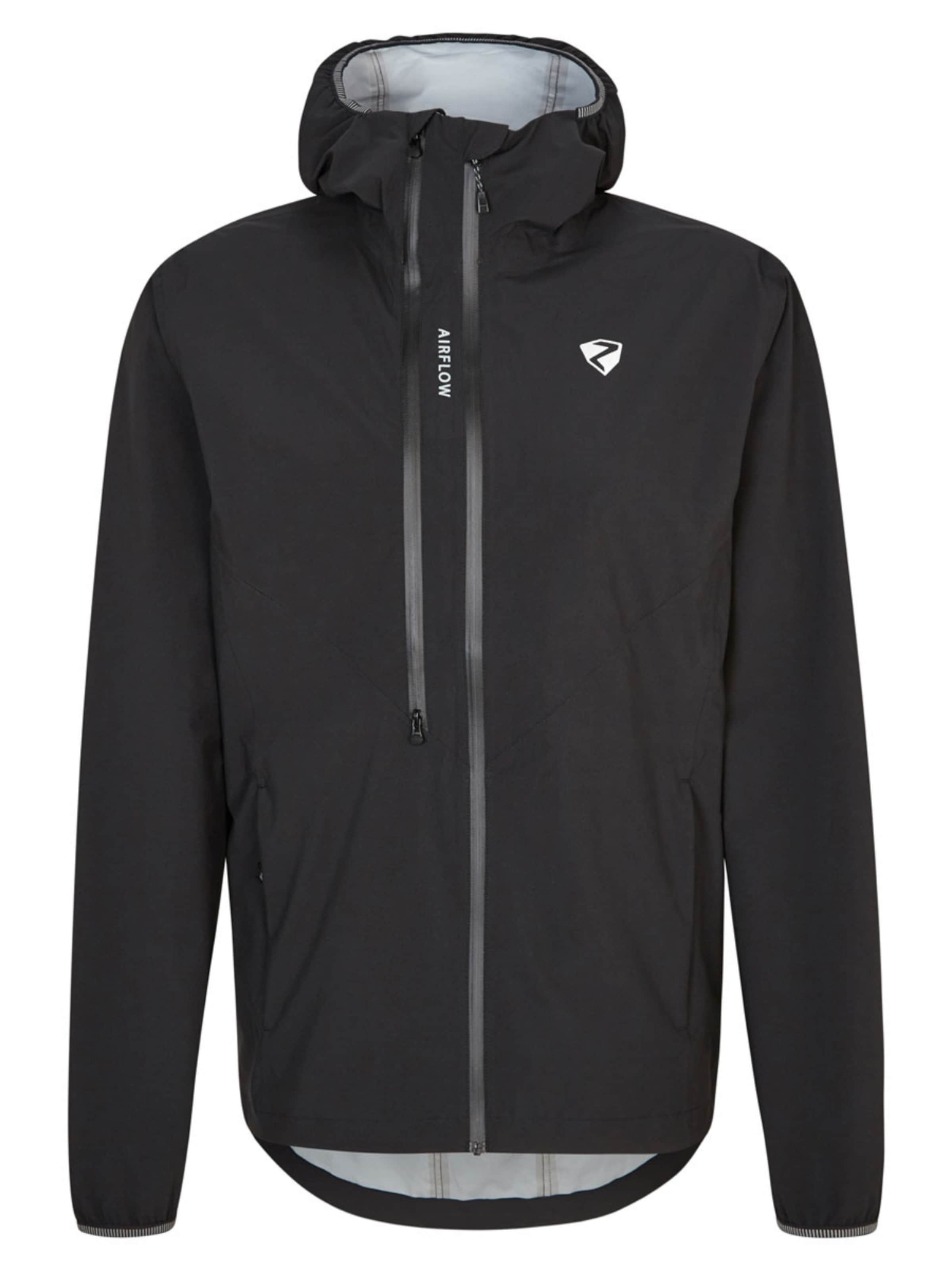 ZIENER Outdoor jacket 'Naron' in Black / White, Item view