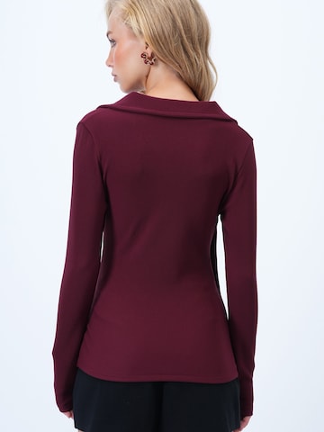 T-shirt Trend Alaçatı Stili en rouge