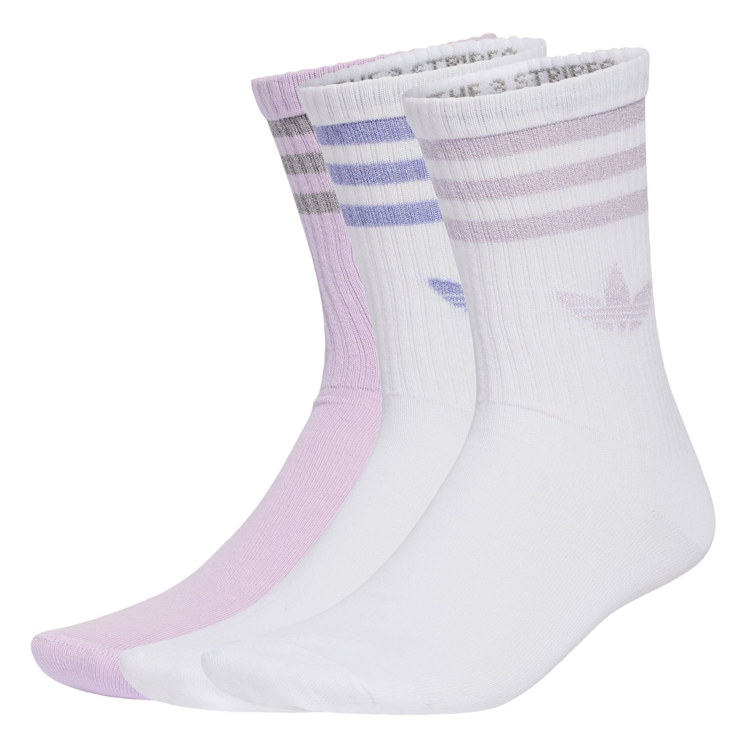 ADIDAS ORIGINALS Socks in Dark grey / Mauve / Pastel purple / White, Item view