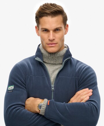 Veste en polaire Superdry en bleu