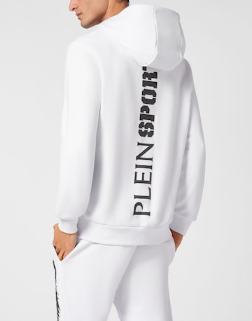 Plein Sport - Casaco em moletão em branco