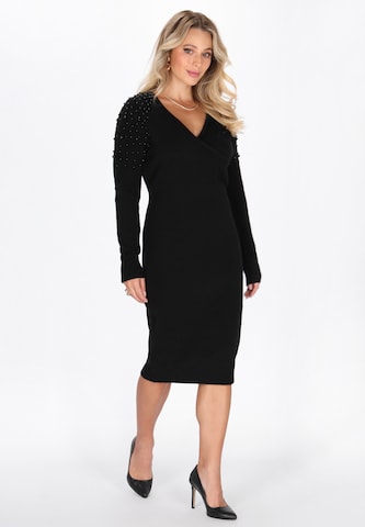 faina Knit dress 'Fashion Look' in Black