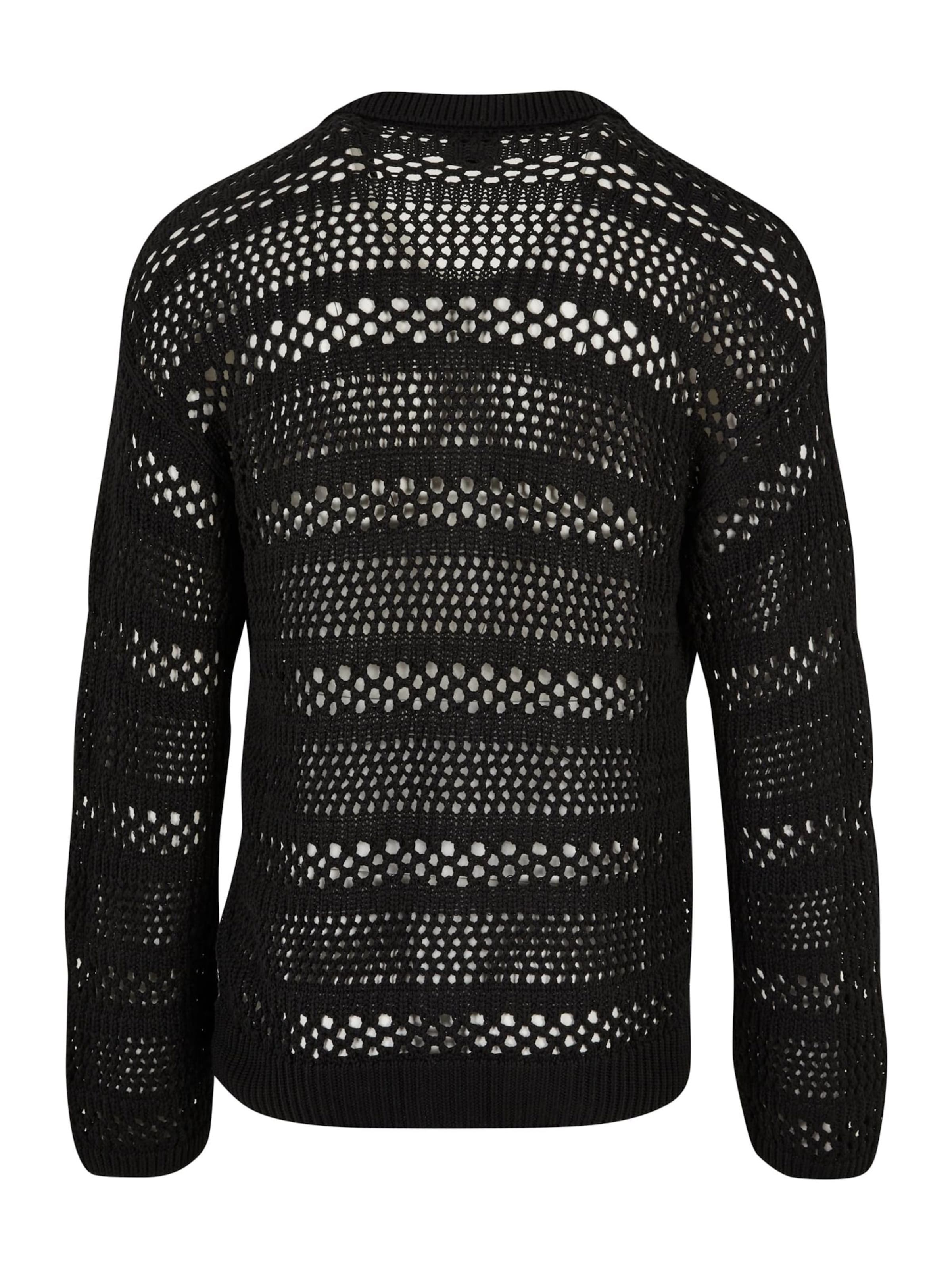 Urban Classics Вязаная кофта в Черный