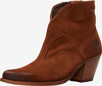 Bottines FELMINI en marron : devant