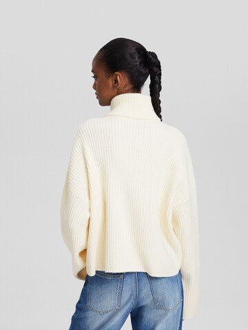 Bershka Sweater in Beige