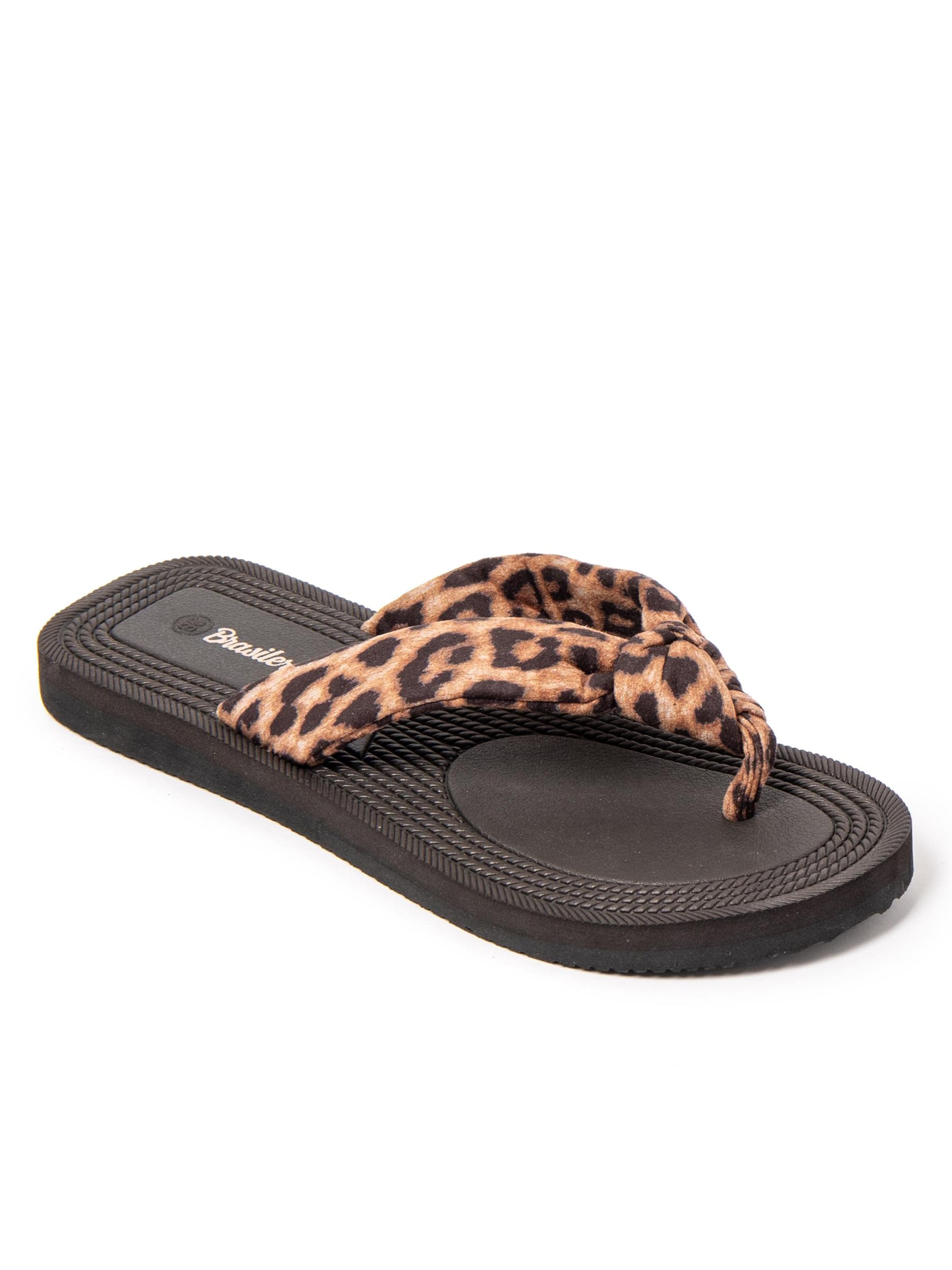 Brasileras Teenslipper 'Savanna' in Zwart