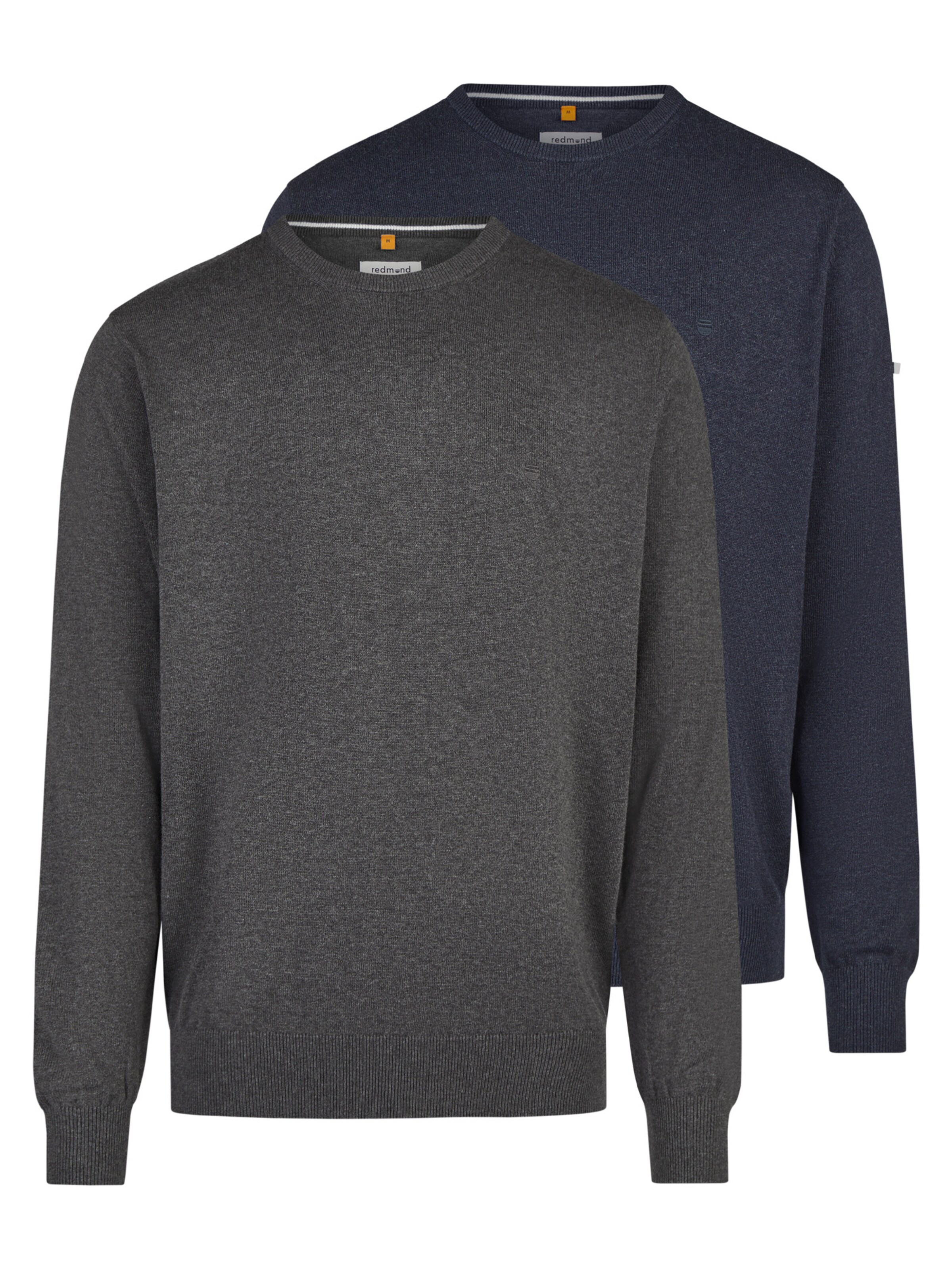 redmond Sweater 'Basic' in Grey: front