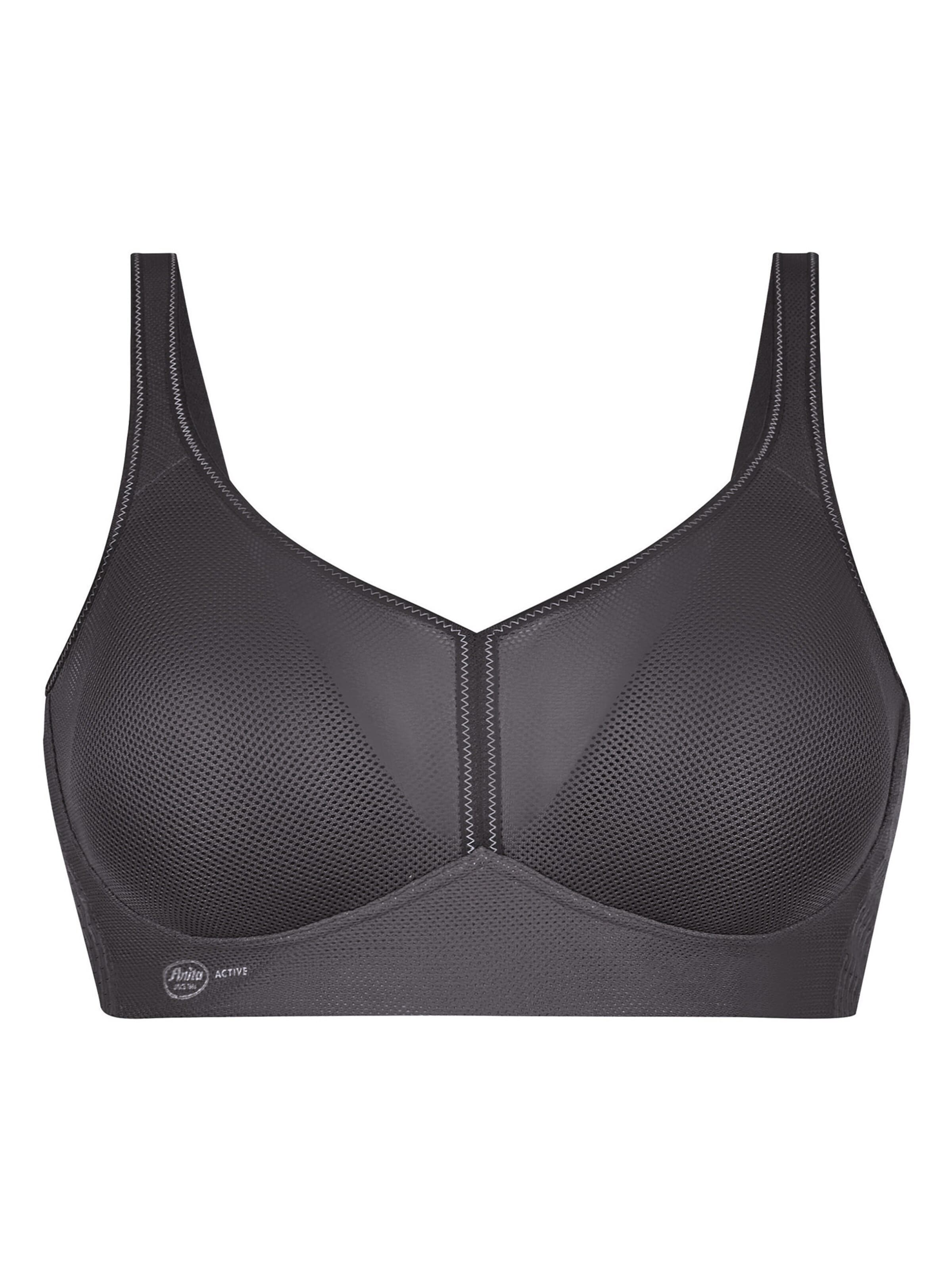 ANITA Bra 'Air Control Delta Pad Sport' in Grey: front