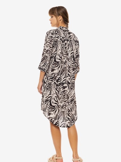Pink Label Vestido de verão 'BEACHWEAR BLACK LEOPARD' em 36 em preto, Vista do artigo