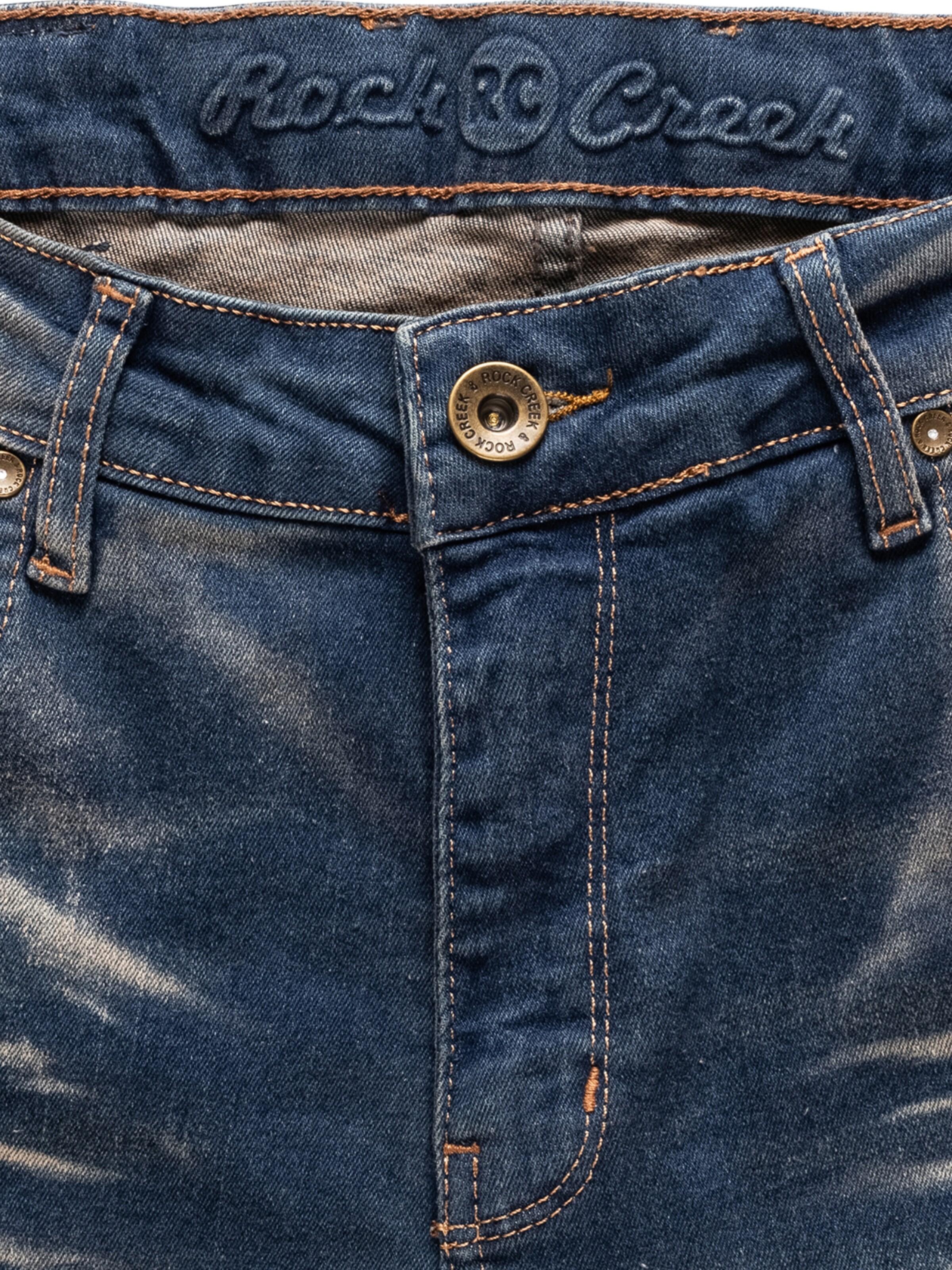 Rock Creek Regular Jeans in Blau