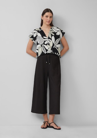 Wide Leg Pantalon s.Oliver en noir