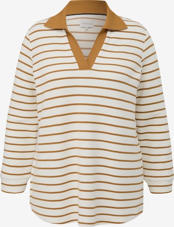 TRIANGLE Sweatshirt in Beige: voorkant