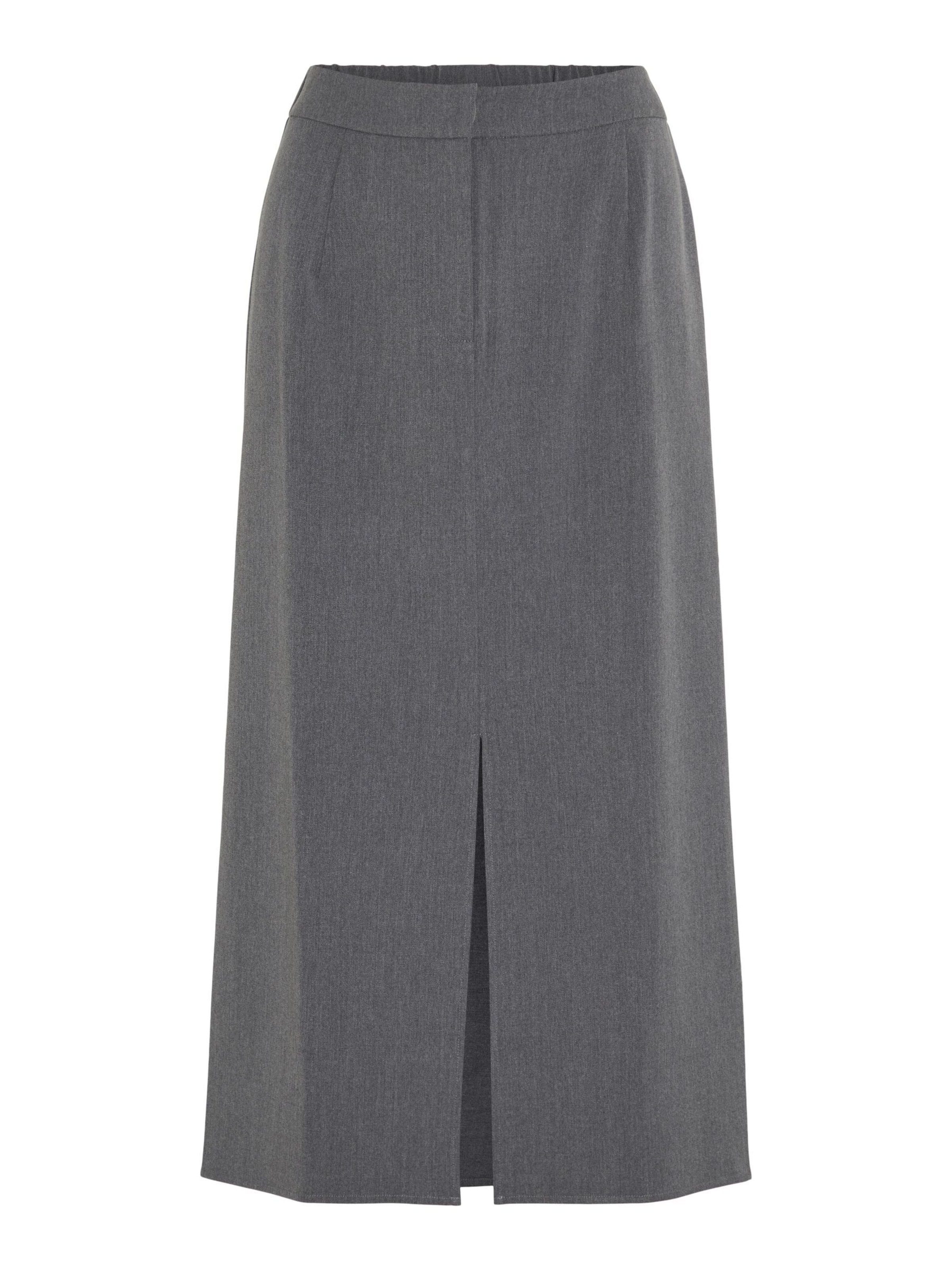 VILA Kjol 'VARONE' i mörkgrå, Produktvy