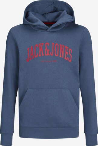 Bluză de molton 'Josh' de la Jack & Jones Junior pe albastru: față