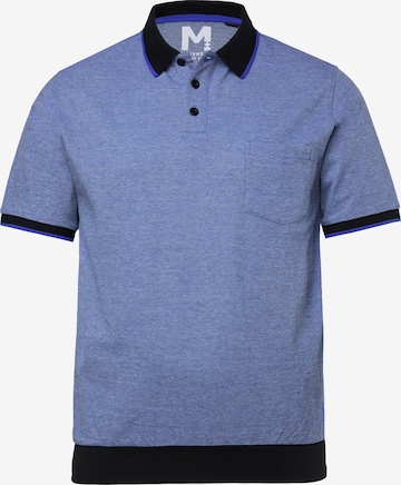 Men Plus Shirt in Blau: Vorderseite