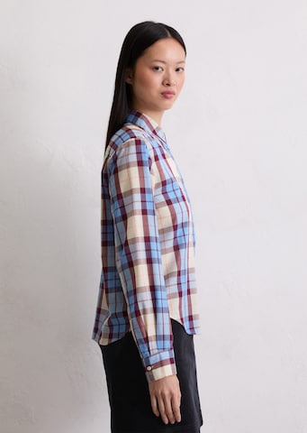 Chemisier ' aus Organic-Cotton-Lyocell-Mix ' Marc O'Polo en bleu