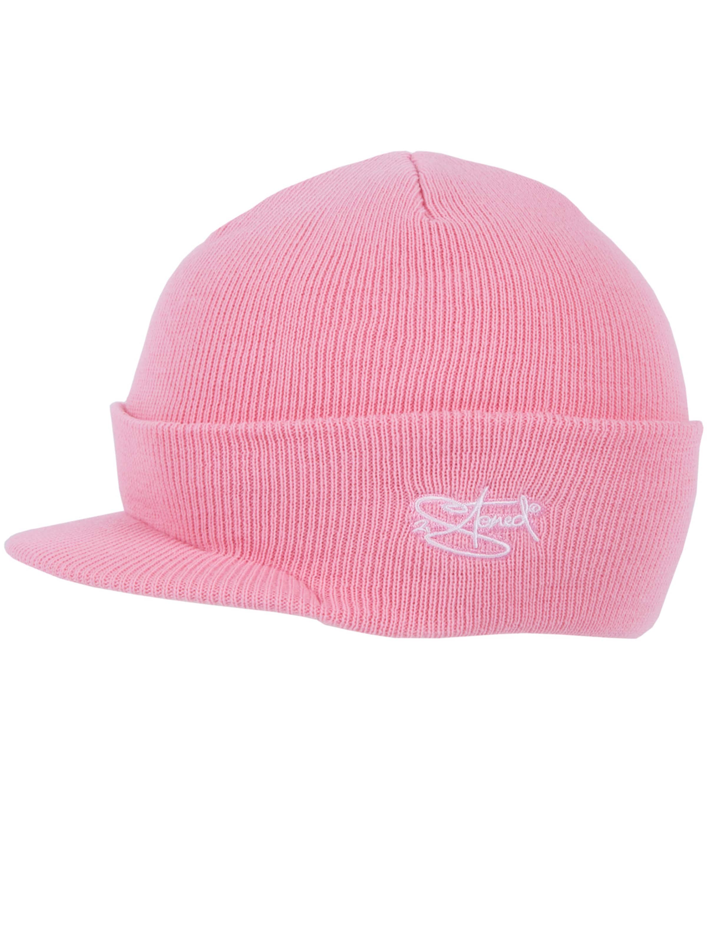 2Stoned Beanie in Pink: front