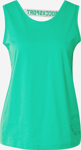Soccx Top in Green: front