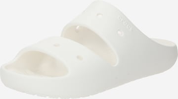 Crocs Mules 'Classic v2' in White: front