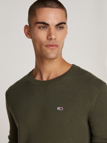 Tommy Jeans - Pullover 'ESSENTIALS' em verde
